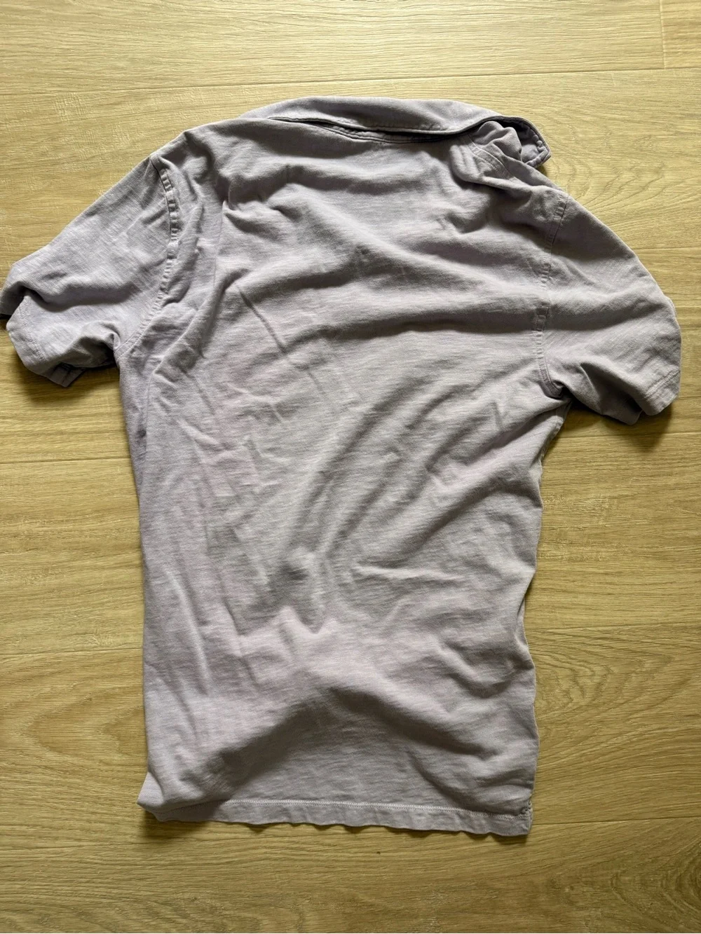 J. Crew Men's Short-Sleeve Polo in Pale Lavender - Size M (tall)